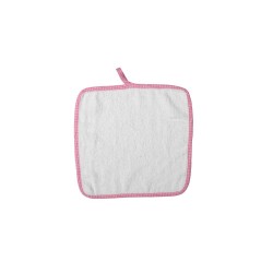 Λαβέτα 'Ωμου Bebe 47 White-Pink Cotton Dimcol (30x30) 1Τεμ Λαβέτα 'Ωμου Bebe 47 White-Pink Cotton Dimcol (30x30) 1Τεμ