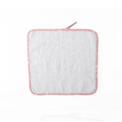 Λαβέτα 'Ωμου Bebe 36 White-Pink Cotton Dimcol (30x30) 1Τεμ