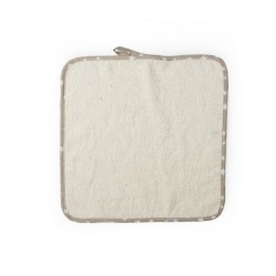 Λαβέτα 'Ωμου Bebe 40 Ecru-Elephant Cotton Dimcol (30x30) 1Τεμ