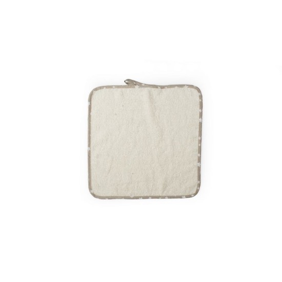 Λαβέτα 'Ωμου Bebe 40 Ecru-Elephant Cotton Dimcol (30x30) 1Τεμ