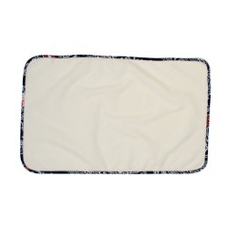 Σελτεδάκι Αδιάβροχο Bebe 154 Lahore White-Navy Blue Cotton Dimcol (50x80) 1Τεμ