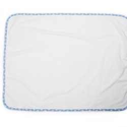 Σελτεδάκι Αδιάβροχο Bebe Stars 59 White-L.Blue Cotton Dimcol (67x90) 1Τεμ