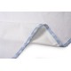 Σελτεδάκι Αδιάβροχο Bebe Stars 59 White-L.Blue Cotton Dimcol (50x80) 1Τεμ