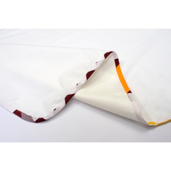 Σελτεδάκι Αδιάβροχο Bebe 117 Orange-Bordeaux Cotton Dimcol (67x90) 1Τεμ