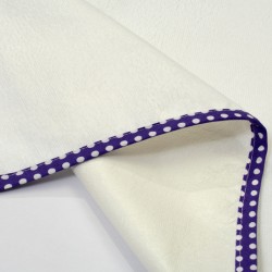 Σελτεδάκι Αδιάβροχο Bebe 133 Πουά White-Mauve Cotton Dimcol (67x90) 1Τεμ