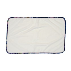 Σελτεδάκι Αδιάβροχο Bebe 158 Floral White-Blue Cotton Dimcol (67x90) 1Τεμ