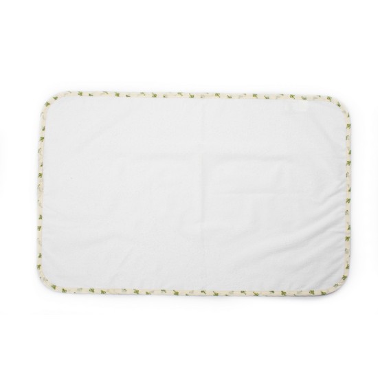Σελτεδάκι Αδιάβροχο Bebe 62 White-Green Cotton Dimcol (67x90) 1Τεμ