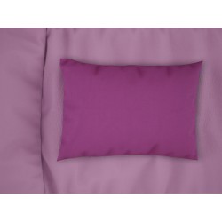 Μαξιλαροθήκη Κούνιας Bebe Solid 501 Dark Magenta Cotton Dimcol (35x45) 1Τεμ