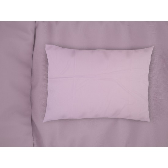 Μαξιλαροθήκη Βρεφική Κούνιας Bebe Solid 506 Light Light Purple Cotton Dimcol (35x45) 1Τεμ
