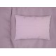 Μαξιλαροθήκη Βρεφική Κούνιας Bebe Solid 506 Light Light Purple Cotton Dimcol (35x45) 1Τεμ