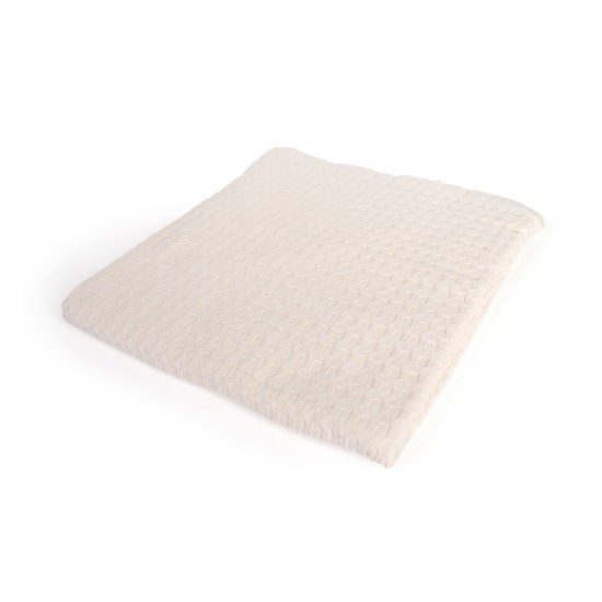 Κουβέρτα Πικέ Βρεφική Αγκαλιάς Bebe Solid Classic Ecru Cotton Dimcol (85x110) 1Τεμ