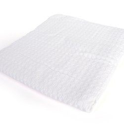 Κουβέρτα Πικέ Βρεφική Αγκαλιάς Bebe Solid Classic White Cotton Dimcol (85x110) 1Τεμ