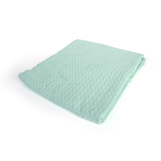 Κουβέρτα Πικέ Βρεφική Αγκαλιάς Bebe Solid Classic Mint Cotton Dimcol (85x110) 1Τεμ