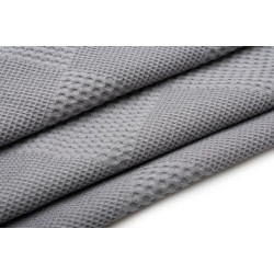 Κουβέρτα Πικέ Αγκαλιάς Bebe Μονόχρωμη Grey Cotton Dimcol (80x110) 1Τεμ