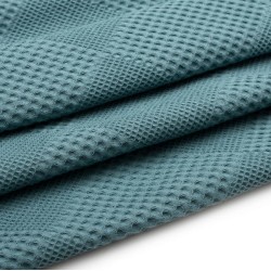 Κουβέρτα Πικέ Αγκαλιάς Bebe Μονόχρωμη Petrol Cotton Dimcol (80x110) 1Τεμ
