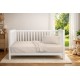 Κουβέρτα Πικέ Βρεφική Κούνιας Bebe Solid Classic Ecru Cotton Dimcol (125x150) 1Τεμ
