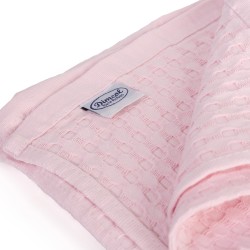 Κουβέρτα Πικέ Υπέρδιπλη Solid Classic English Rose Cotton Dimcol (225x270) 1Τεμ