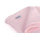 Κουβέρτα Πικέ Βρεφική Αγκαλιάς Bebe Solid Classic English Rose Cotton Dimcol (85x110) 1Τεμ