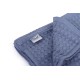 Κουβέρτα Πικέ Βρεφική Αγκαλιάς Bebe Solid Classic Blue Cotton Dimcol (85x110) 1Τεμ