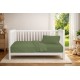 Κουβέρτα Πικέ Βρεφική Κούνιας Bebe Solid Classic Olive Cotton Dimcol (125x150) 1Τεμ