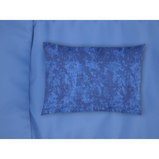 Μαξιλαροθήκη Βρεφικές Κούνιας Bebe Shadow 631 Electric Blue Cotton Dimcol (35x45) 1Τεμ
