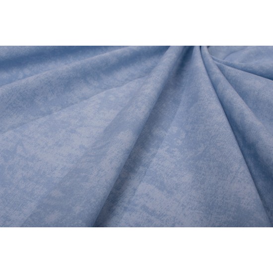 Σεντόνια Λίκνου Bebe Premium Shadow 614 Sky Blue Cotton Dimcol (80x110) 1Τεμ
