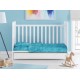 Σεντόνια Βρεφικά Κούνιας Σετ Bebe Shadow 620 Turquoise Cotton Dimcol (120x160) 1Τεμ