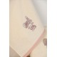 Πετσέτες Βρεφικές Με Κέντημα Σετ Bebe Rabbit Girl 148 Ecru Cotton Dimcol 2Τεμ
