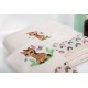 Πετσέτες Παιδικές Σετ Giraffe 173 Ecru-Multi Cotton Dimcol 2Τεμ
