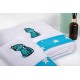 Πετσέτες Παιδικές Σετ Dinosaur 180 White-Sky Blue Cotton Dimcol 2Τεμ