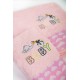 Πετσέτες Παιδικές Σετ Stork 192 Pink Cotton Dimcol 2Τεμ