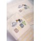 Πετσέτες Παιδικές Σετ Stork 194 Ecru-Yellow Cotton Dimcol 2Τεμ