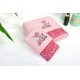 Πετσέτες Παιδικές Σετ Deer 196 Pink Cotton Dimcol 2Τεμ