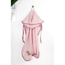 Κάπα Βρεφική Giraffe 171 Pink Cotton Dimcol (75x85) 1Τεμ