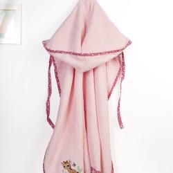 Κάπα Βρεφική Giraffe 171 Pink Cotton Dimcol (75x85) 1Τεμ