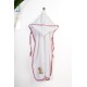 Κάπα Βρεφική Giraffe 172 White- Pink Cotton Dimcol (75x85) 1Τεμ