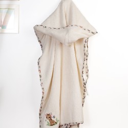 Κάπα Βρεφική Giraffe 173 Ecru-Multi Cotton Dimcol (75x85) 1Τεμ