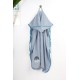 Κάπα Βρεφική Cloudy Bear 175 Sky Blue Cotton Dimcol (75x85) 1Τεμ