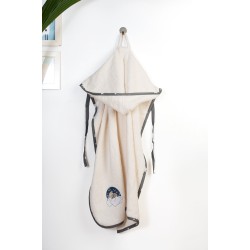 Κάπα Βρεφική Cloudy Bear 177 Ecru-Grey Cotton Dimcol (75x85) 1Τεμ