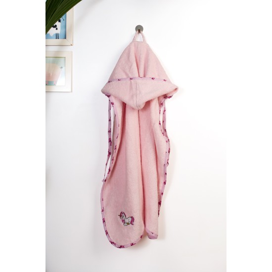 Κάπα Βρεφική Unicorn 187 Pink Cotton Dimcol (75x85) 1Τεμ