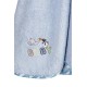 Κάπα Βρεφική Stork 191 Sky Blue Cotton Dimcol (75x85) 1Τεμ