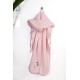 Κάπα Βρεφική Stork 192 Pink Cotton Dimcol (75x85) 1Τεμ