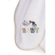Κάπα Βρεφική Stork 193 White-Yellow Cotton Dimcol (75x85) 1Τεμ
