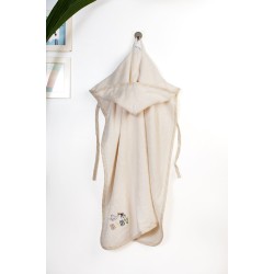 Κάπα Βρεφική Stork 194 Ecru-Yellow Cotton Dimcol (75x85) 1Τεμ