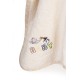 Κάπα Βρεφική Stork 194 Ecru-Yellow Cotton Dimcol (75x85) 1Τεμ