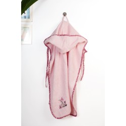 Κάπα Βρεφική Deer 196 Pink Cotton Dimcol (75x85) 1Τεμ