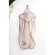 Κάπα Βρεφική Deer 198 Ecru-Pink Cotton Dimcol (75x85) 1Τεμ