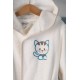 Μπουρνούζι Βρεφικό Με Κουκούλα Bebe Kitty 137 White Cotton Dimcol 1Τεμ