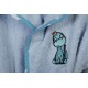 Μπουρνούζι Παιδικό Με Κουκούλα Dinosaur 179 Sky Blue Cotton Dimcol 1Τεμ