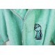Μπουρνούζι Παιδικό Με Κουκούλα Dinosaur 182 Mint Cotton Dimcol 1Τεμ